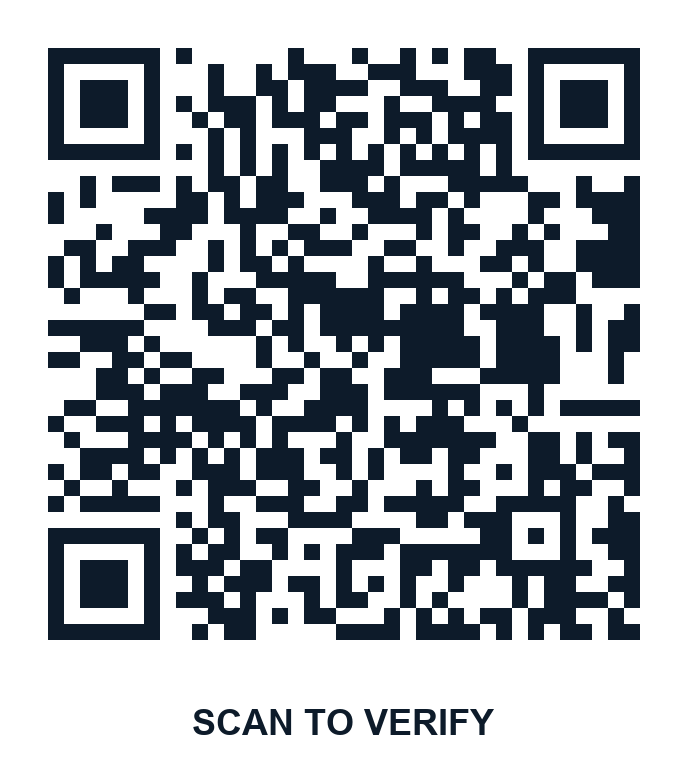 Scan to Verify QR Code