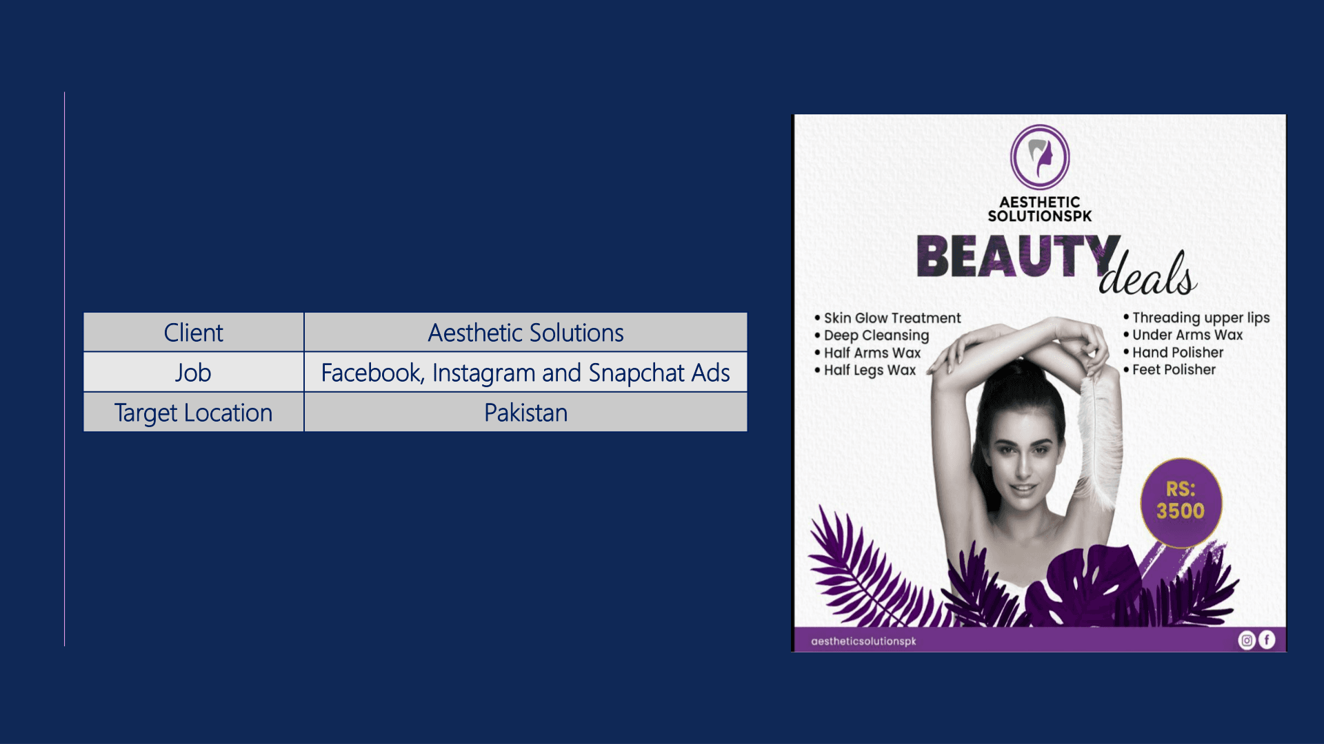 Aesthetic Solutions Beauty Deals Ad