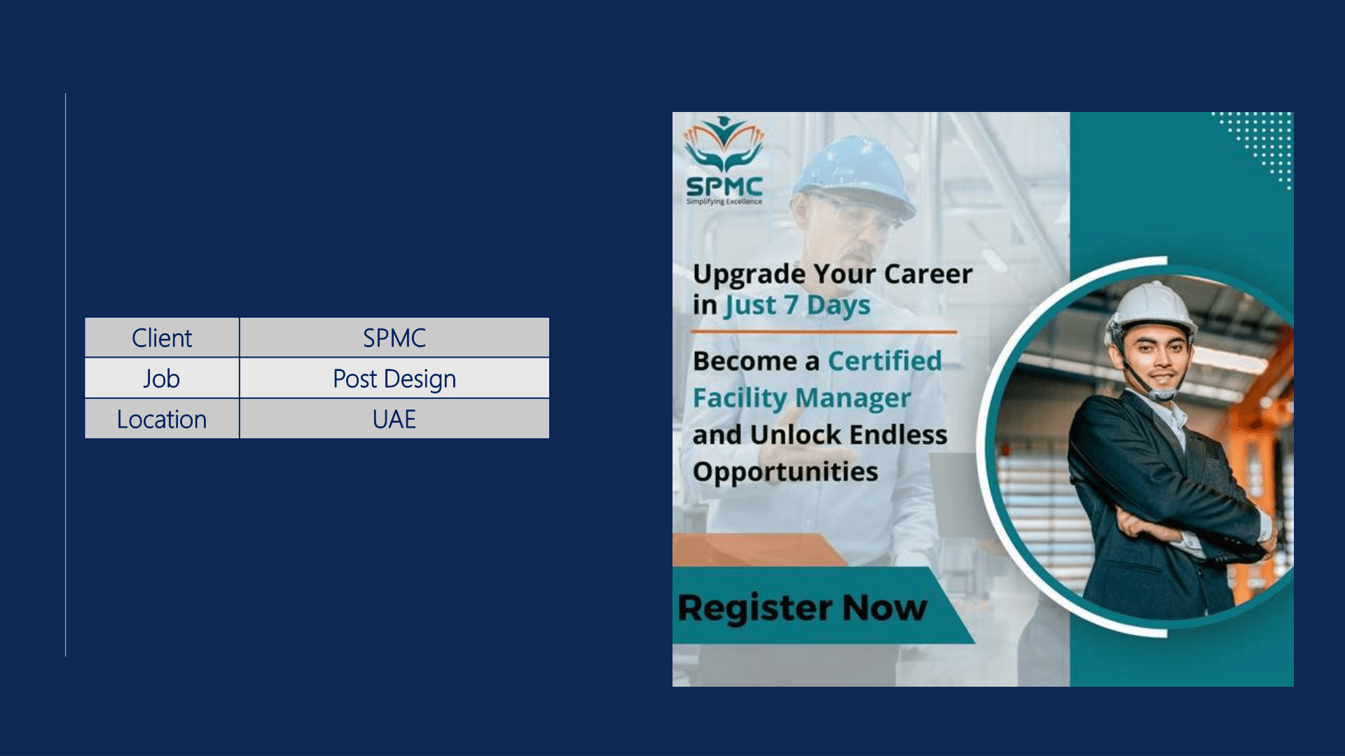 SPMC Career Upgrade Post Design