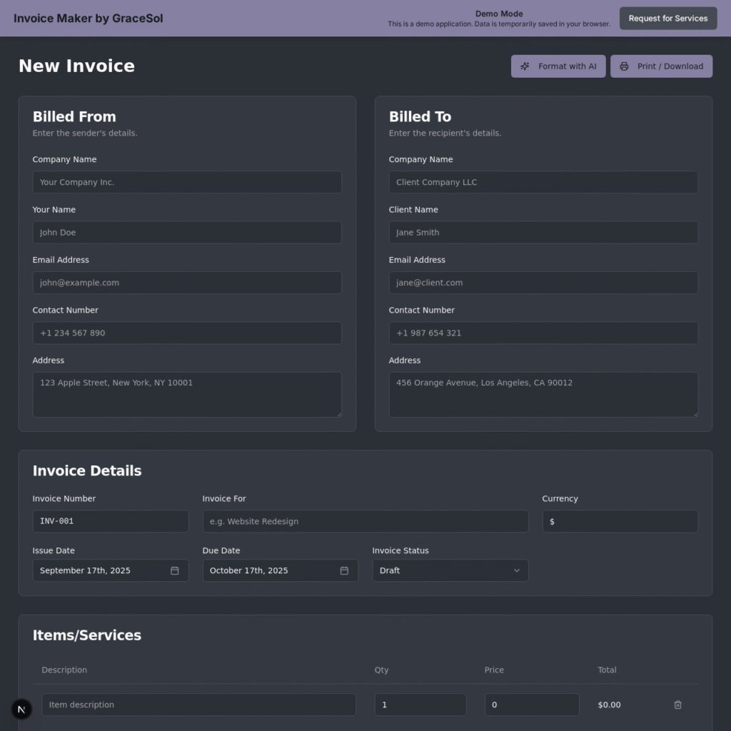 Invoice Maker
